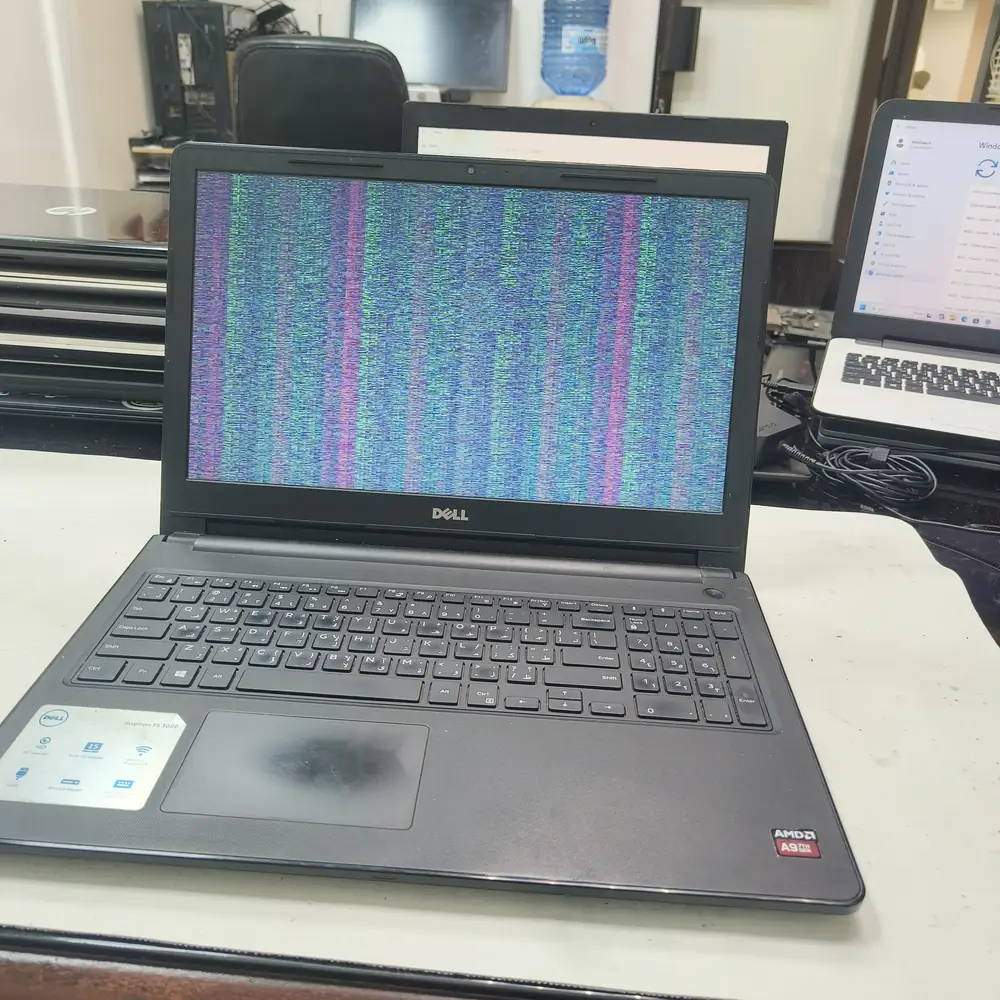 Same-Day Dell XPS Screen Replacement — Kuwait City - before repair